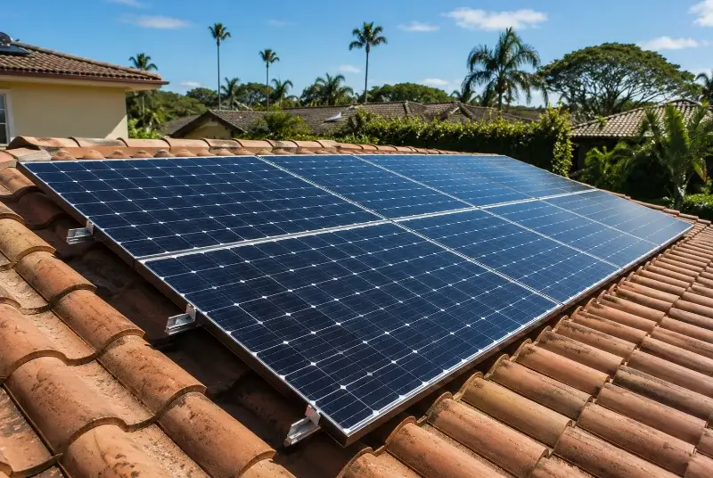 Installation de panneaux solaires à Brandérion